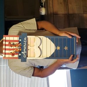 Patriotic wall decor